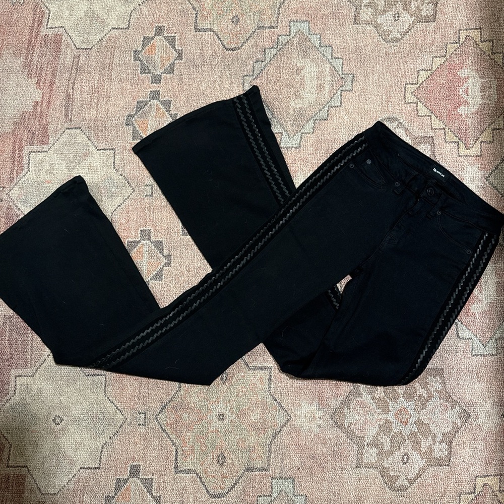 Hudson Black Flare Jeans
